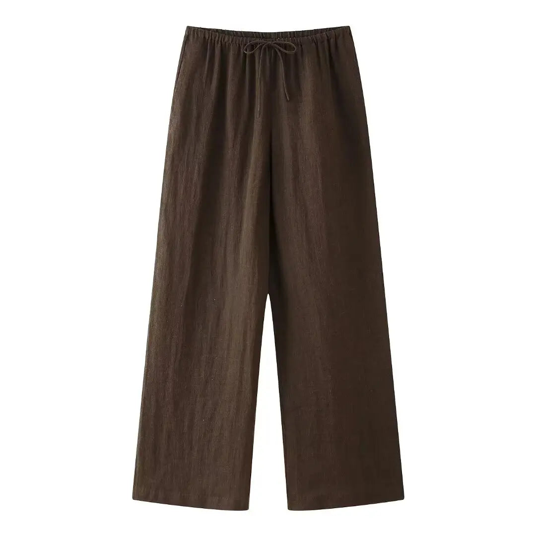 Set Top + High Waist Pants 2-piece
