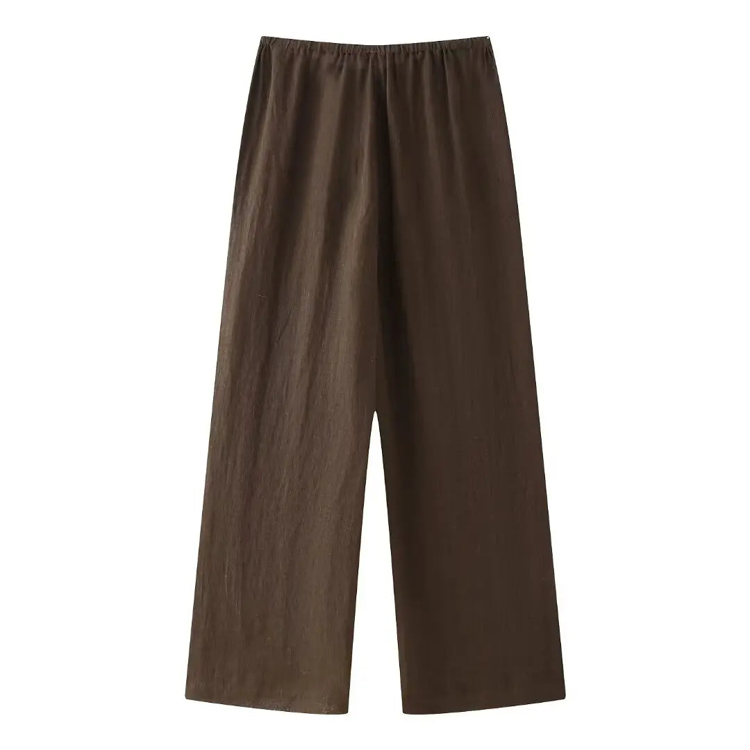 Set Top + High Waist Pants 2-piece