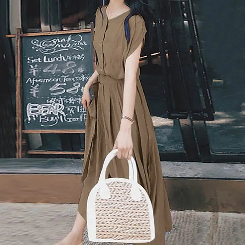 Women Short Sleeve Dress