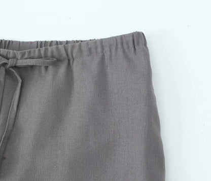 Set Top + High Waist Pants 2-piece