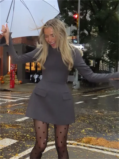 Elegant Long Sleeve Dress