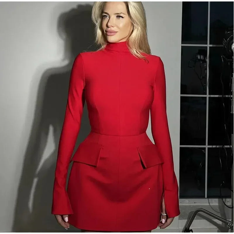 Elegant Long Sleeve Dress