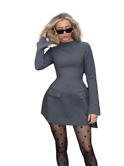 Elegant Long Sleeve Dress