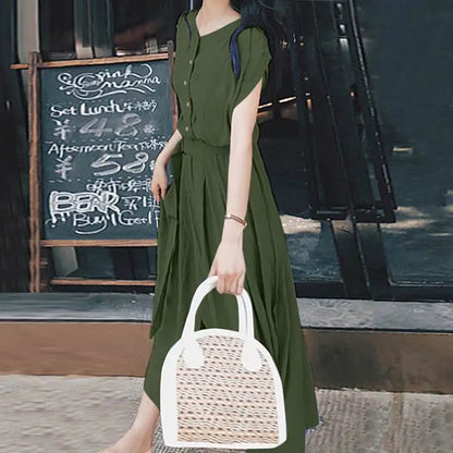 Women Short Sleeve Dress