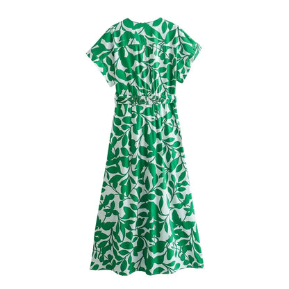 New Long Dress with Belt