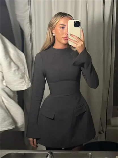 Elegant Long Sleeve Dress