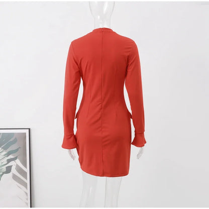 Elegant Long Sleeve Dress
