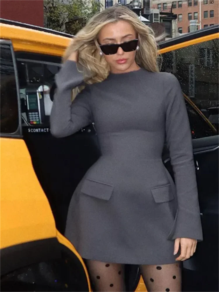 Elegant Long Sleeve Dress