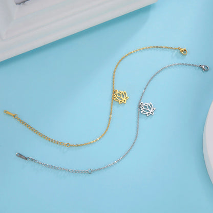 Lotus Flower Anklet